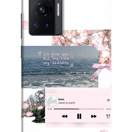 Wave to earth Vivo X70 Pro Hard Case Back Cover by Casekaro