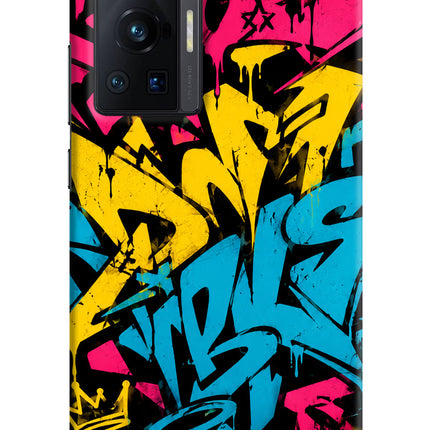 Graffiti Vibe Vivo X70 Pro Hard Case Back Cover by Casekaro