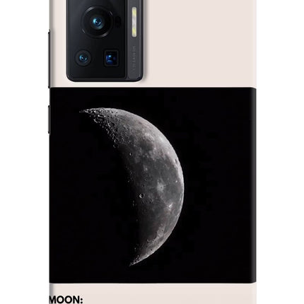 Moon Phase Vivo X70 Pro Hard Case Back Cover by Casekaro