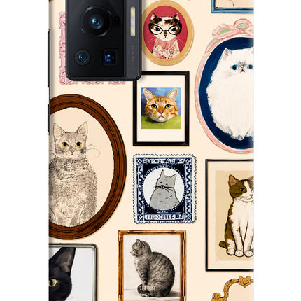Mirror Cats Vivo X70 Pro Hard Case Back Cover by Casekaro