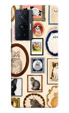 Mirror Cats Vivo X70 Pro Hard Case Back Cover by Casekaro