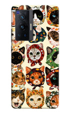 Cool Cat Vivo X70 Pro Hard Case Back Cover by Casekaro