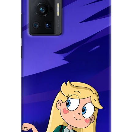 Star Glow Vivo X70 Pro Hard Case Back Cover by Casekaro