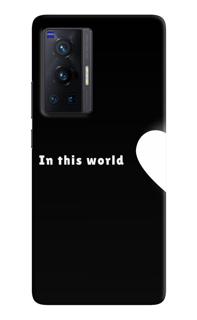 This World Vivo X70 Pro Hard Case Back Cover by Casekaro