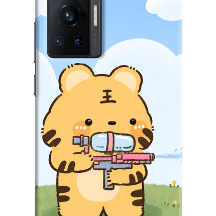 Tiger Treat Vivo X70 Pro Hard Case Back Cover by Casekaro