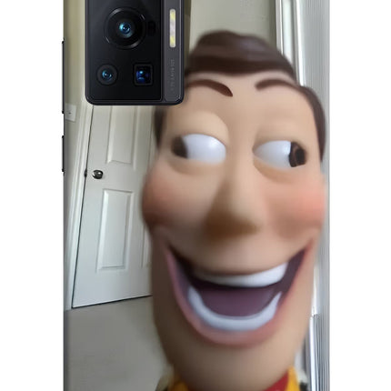 Side Eye Woody Vivo X70 Pro Hard Case Back Cover by Casekaro