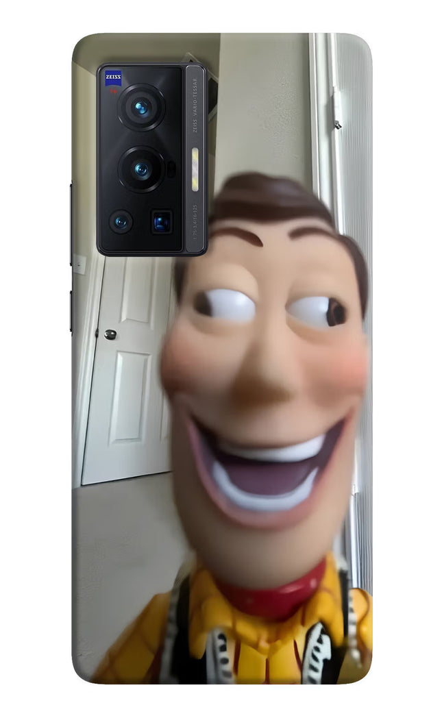 Side Eye Woody Vivo X70 Pro Hard Case Back Cover by Casekaro