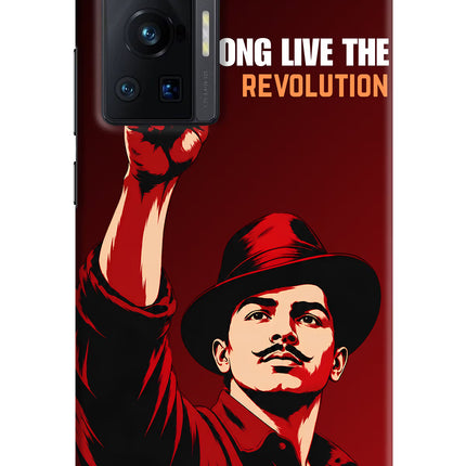 Bhagat Singh Revolution Vivo X70 Pro Hard Case Back Cover by Casekaro
