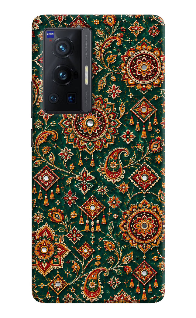 Green Pataka Vivo X70 Pro Hard Case Back Cover by Casekaro