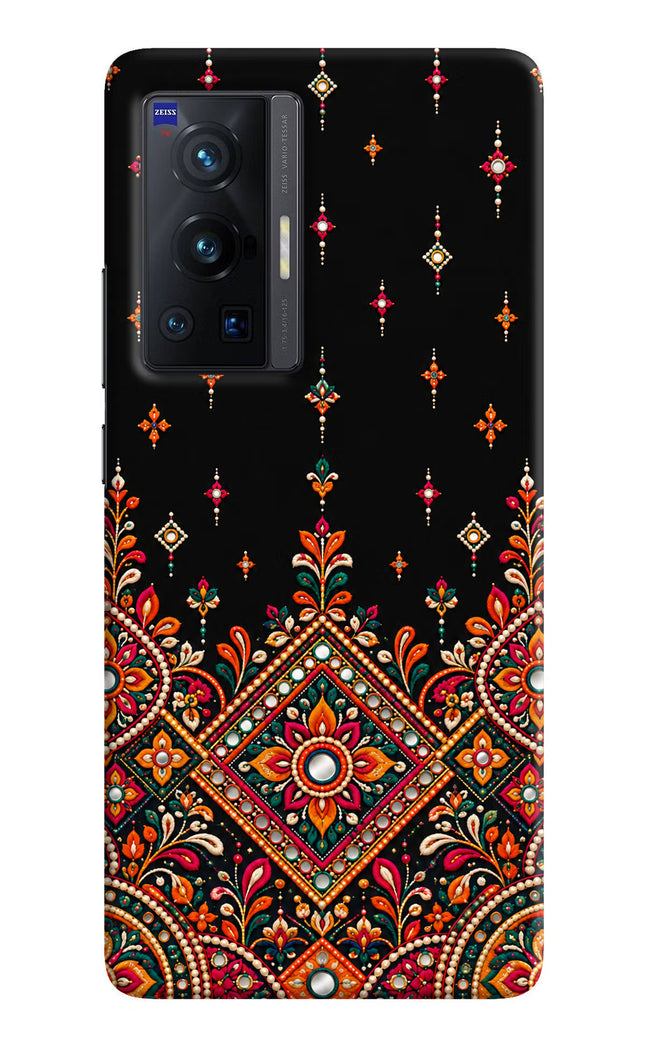 Noir Mehfil Vivo X70 Pro Hard Case Back Cover by Casekaro