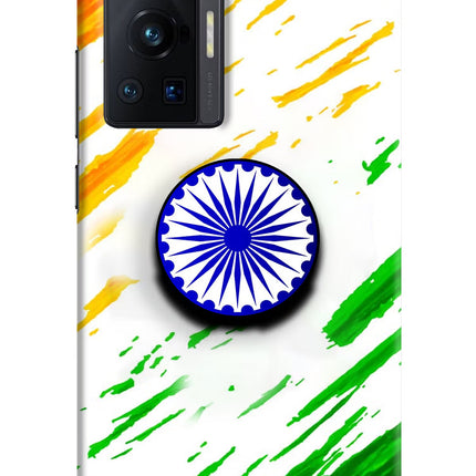 Indian Flag Ashoka Chakra Vivo X70 Pro Pop Case by Casekaro