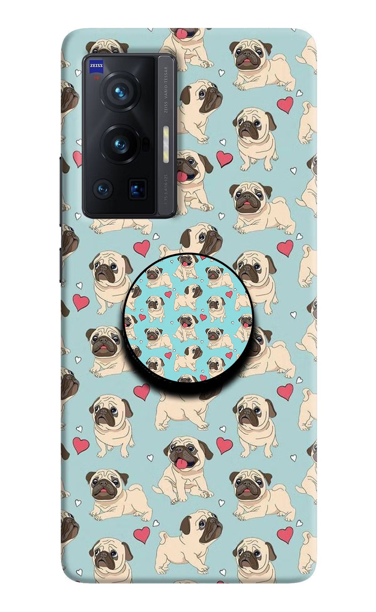 Pug Dog Vivo X70 Pro Pop Case by Casekaro