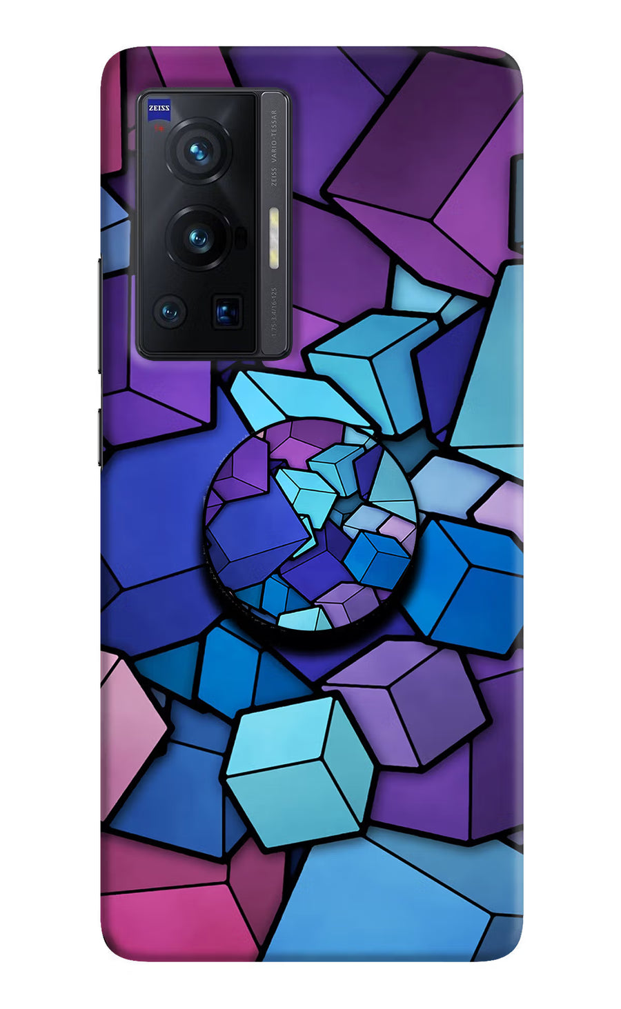 Cubic Abstract Vivo X70 Pro Pop Case, Hard case