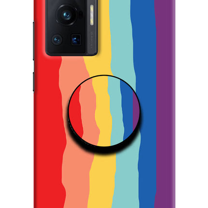 Rainbow Vivo X70 Pro Pop Case by Casekaro