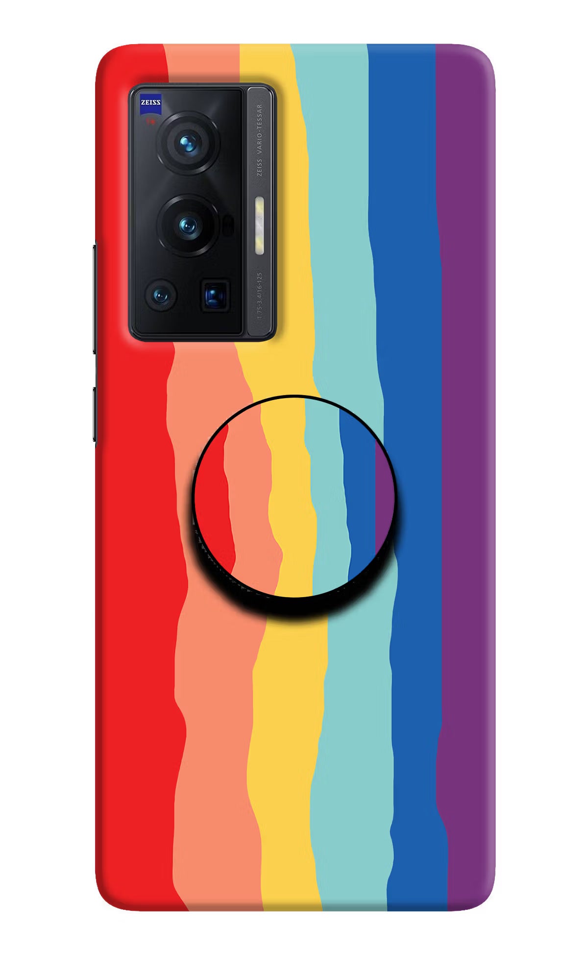 Rainbow Vivo X70 Pro Pop Case by Casekaro