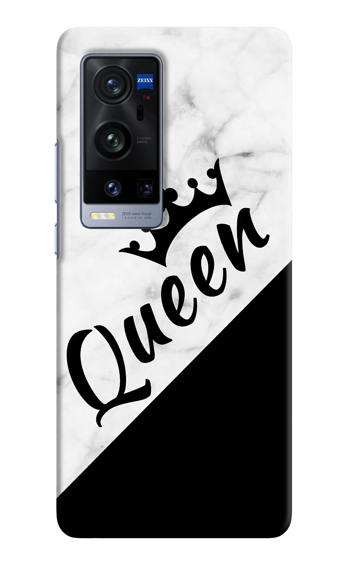 Queen Vivo X60 Pro+ Hard Case Back Cover by Casekaro