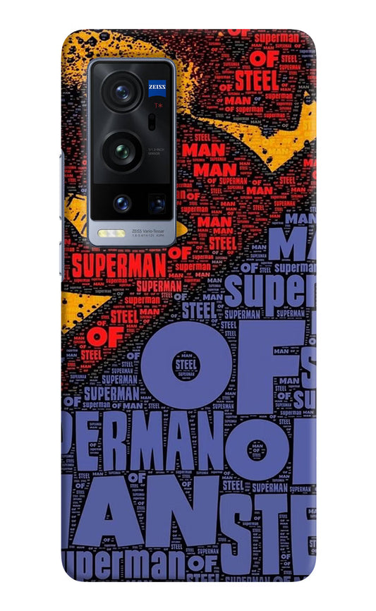 Superman Vivo X60 Pro+ Hard Case Back Cover by Casekaro