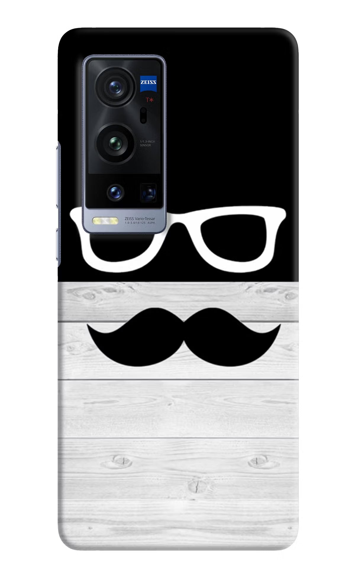 Mustache Vivo X60 Pro+ Hard Case Back Cover by Casekaro
