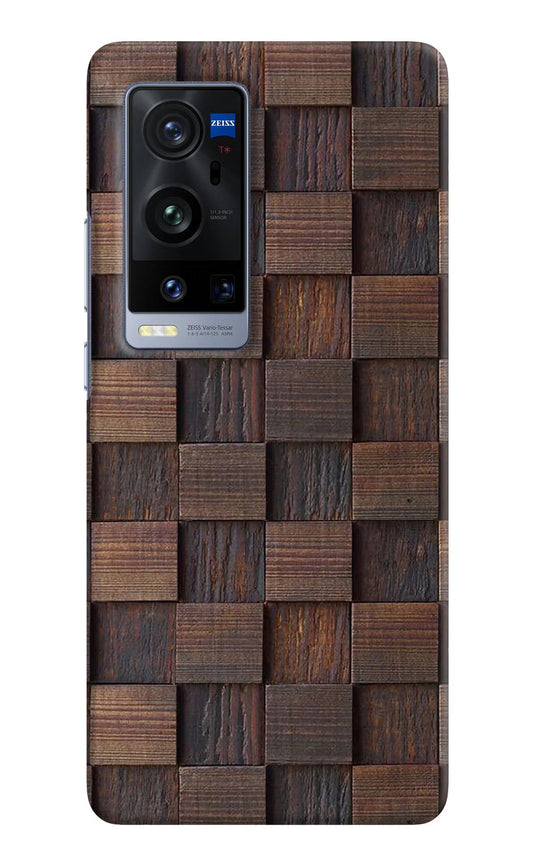 Wooden Cube Design Vivo X60 Pro+ Hard Case Back Cover by Casekaro