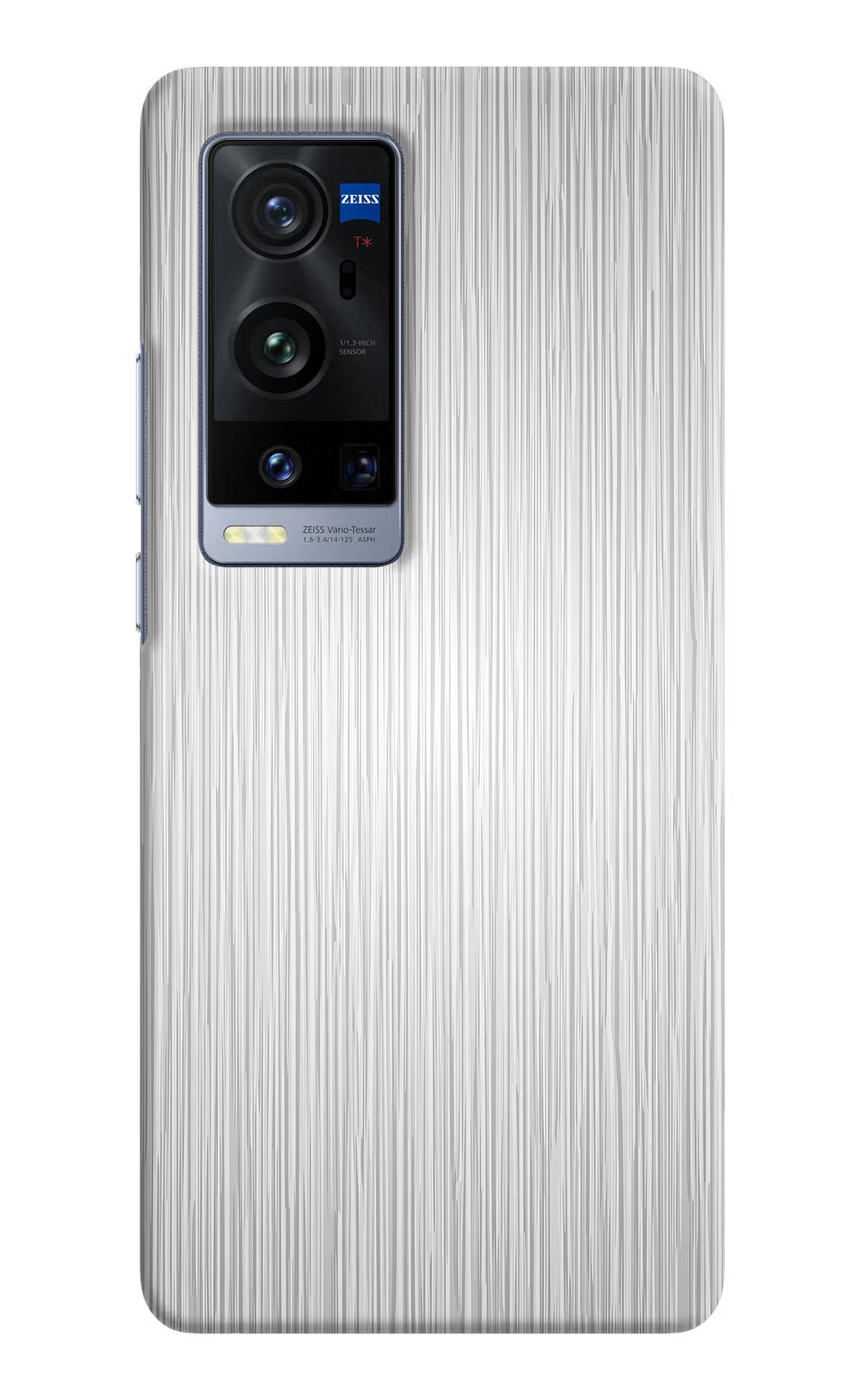 Wooden Grey Texture Vivo X60 Pro+ Hard Case Back Cover by Casekaro