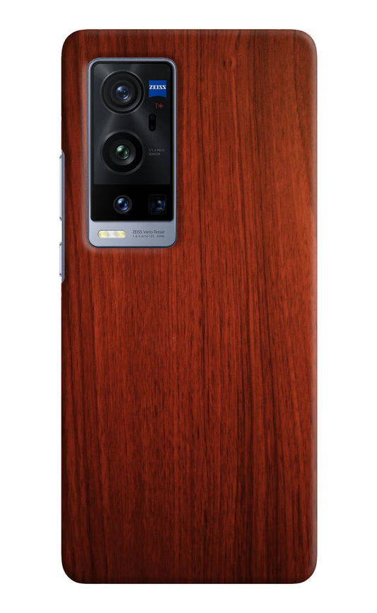 Wooden Plain Pattern Vivo X60 Pro+ Hard Case Back Cover by Casekaro