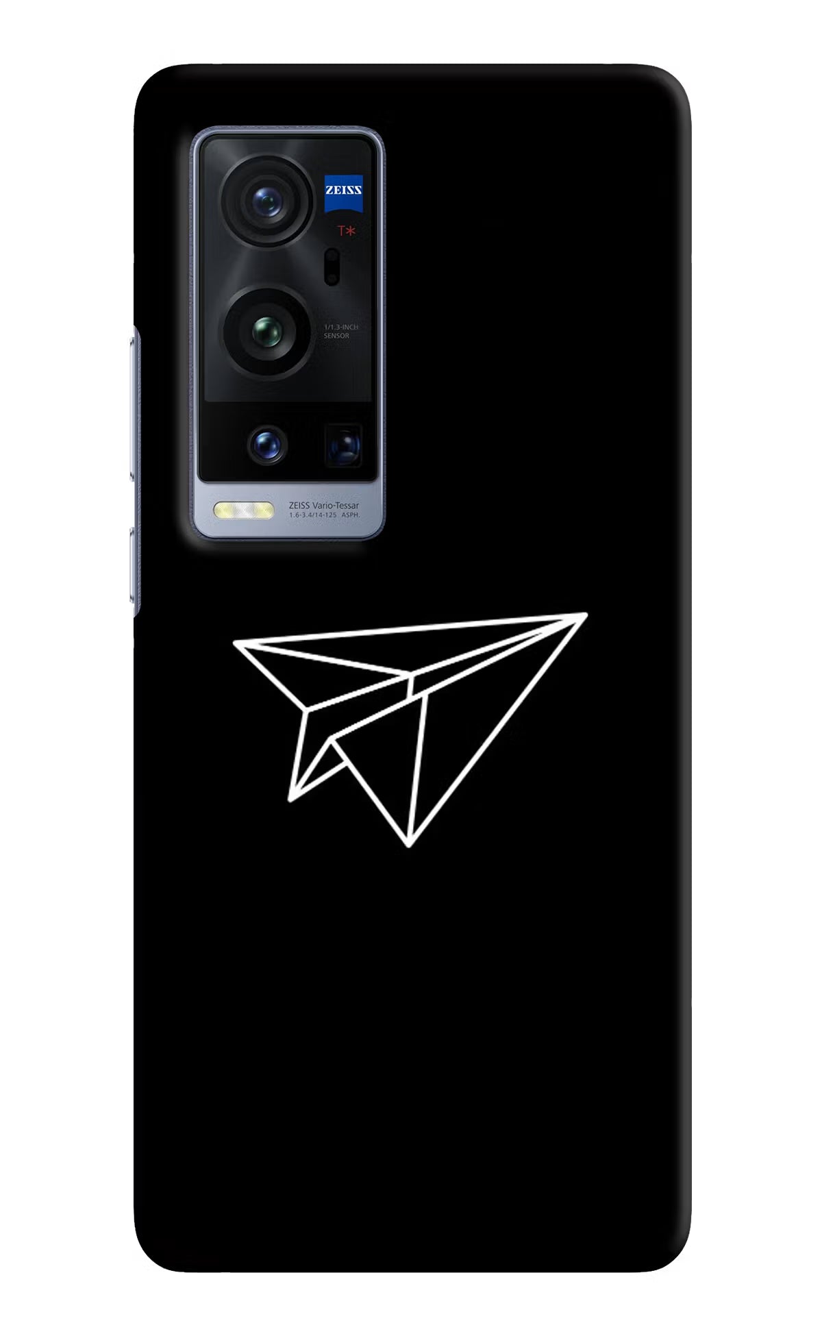 Paper Plane White Vivo X60 Pro+ Hard Case Back Cover by Casekaro