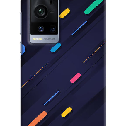 Abstract Design Vivo X60 Pro+ Hard Case Back Cover by Casekaro