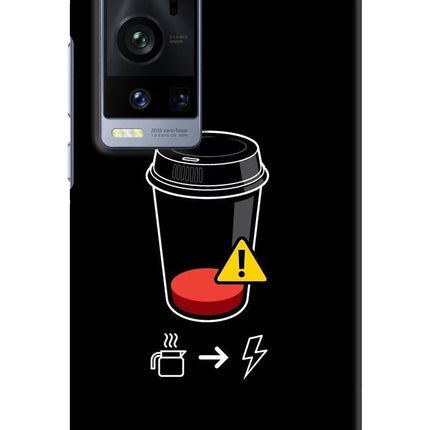 Coffee Vivo X60 Pro+ Hard Case Back Cover by Casekaro