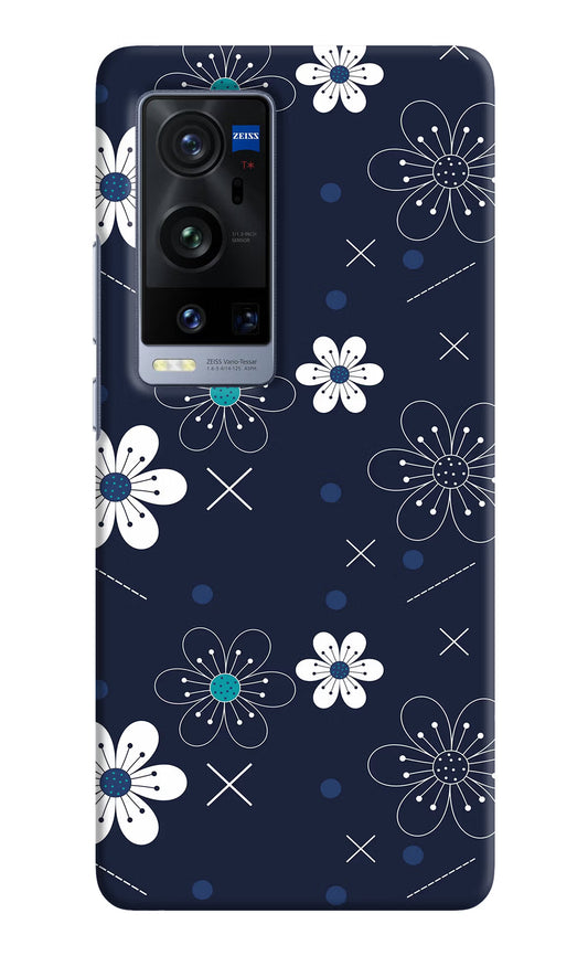 Flowers Vivo X60 Pro+ Hard Case Back Cover by Casekaro
