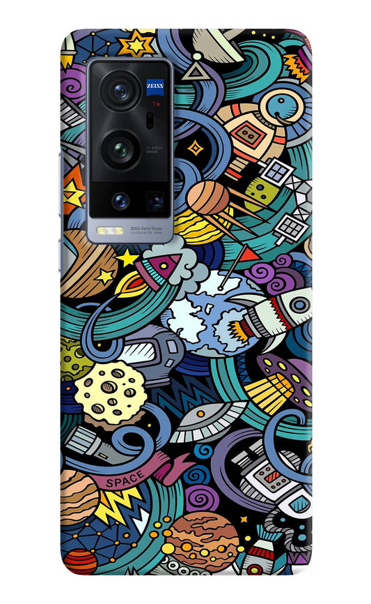 Space Abstract Vivo X60 Pro+ Hard Case Back Cover by Casekaro