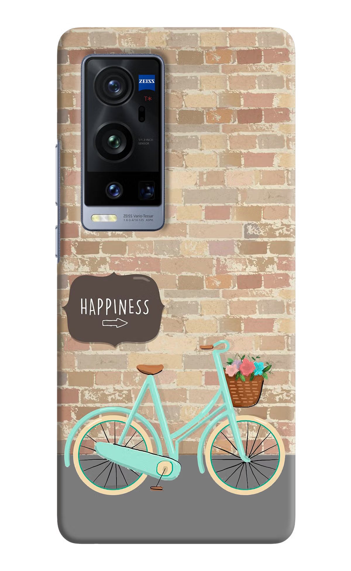 Happiness Artwork Vivo X60 Pro+ Hard Case Back Cover by Casekaro