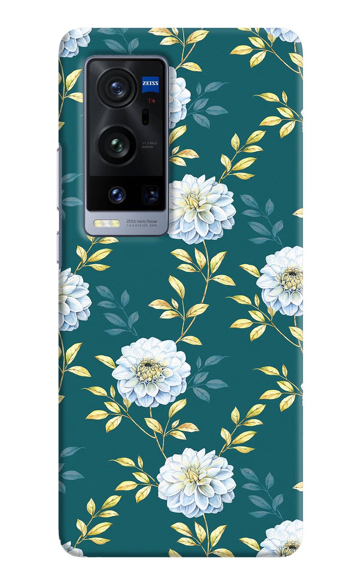 Flowers Vivo X60 Pro+ Hard Case Back Cover by Casekaro