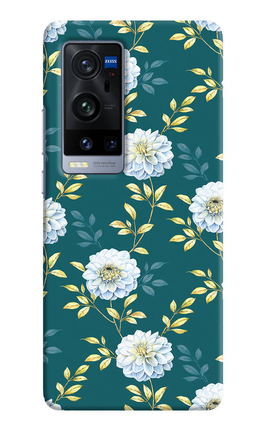 Flowers Vivo X60 Pro+ Hard Case Back Cover by Casekaro