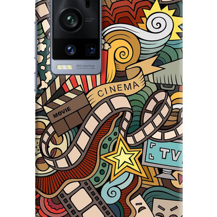 Cinema Abstract Vivo X60 Pro+ Hard Case Back Cover by Casekaro
