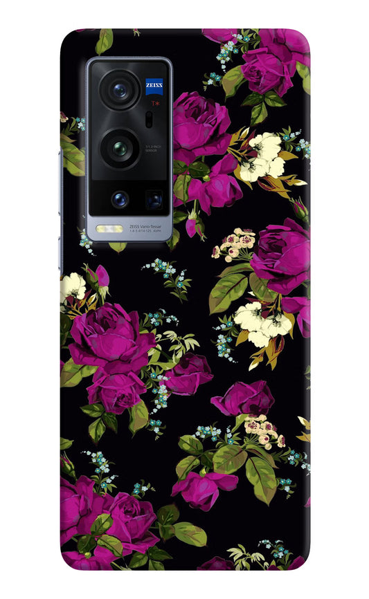 Flowers Vivo X60 Pro+ Hard Case Back Cover by Casekaro
