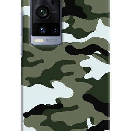 Camouflage Vivo X60 Pro+ Hard Case Back Cover by Casekaro