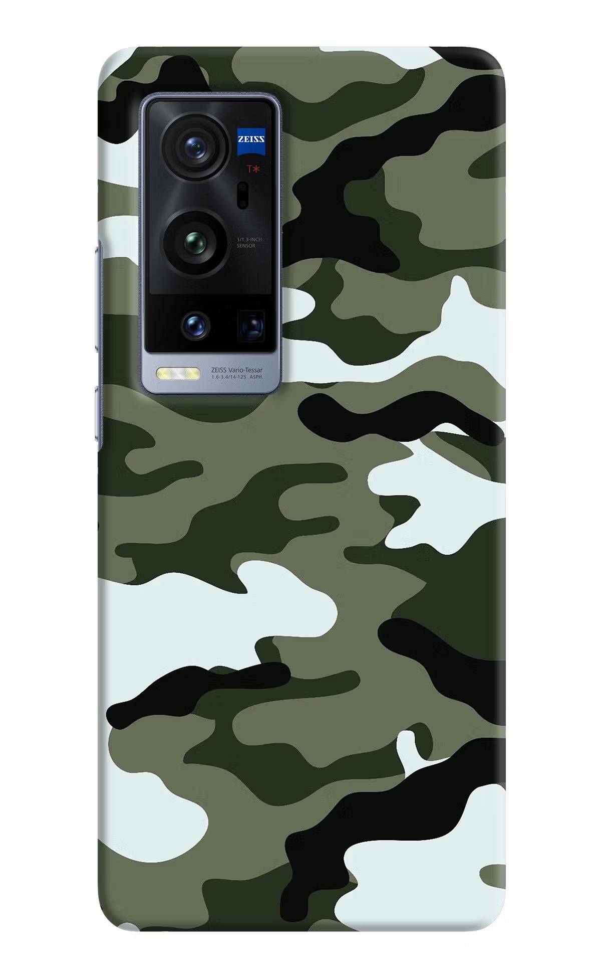 Camouflage Vivo X60 Pro+ Hard Case Back Cover by Casekaro