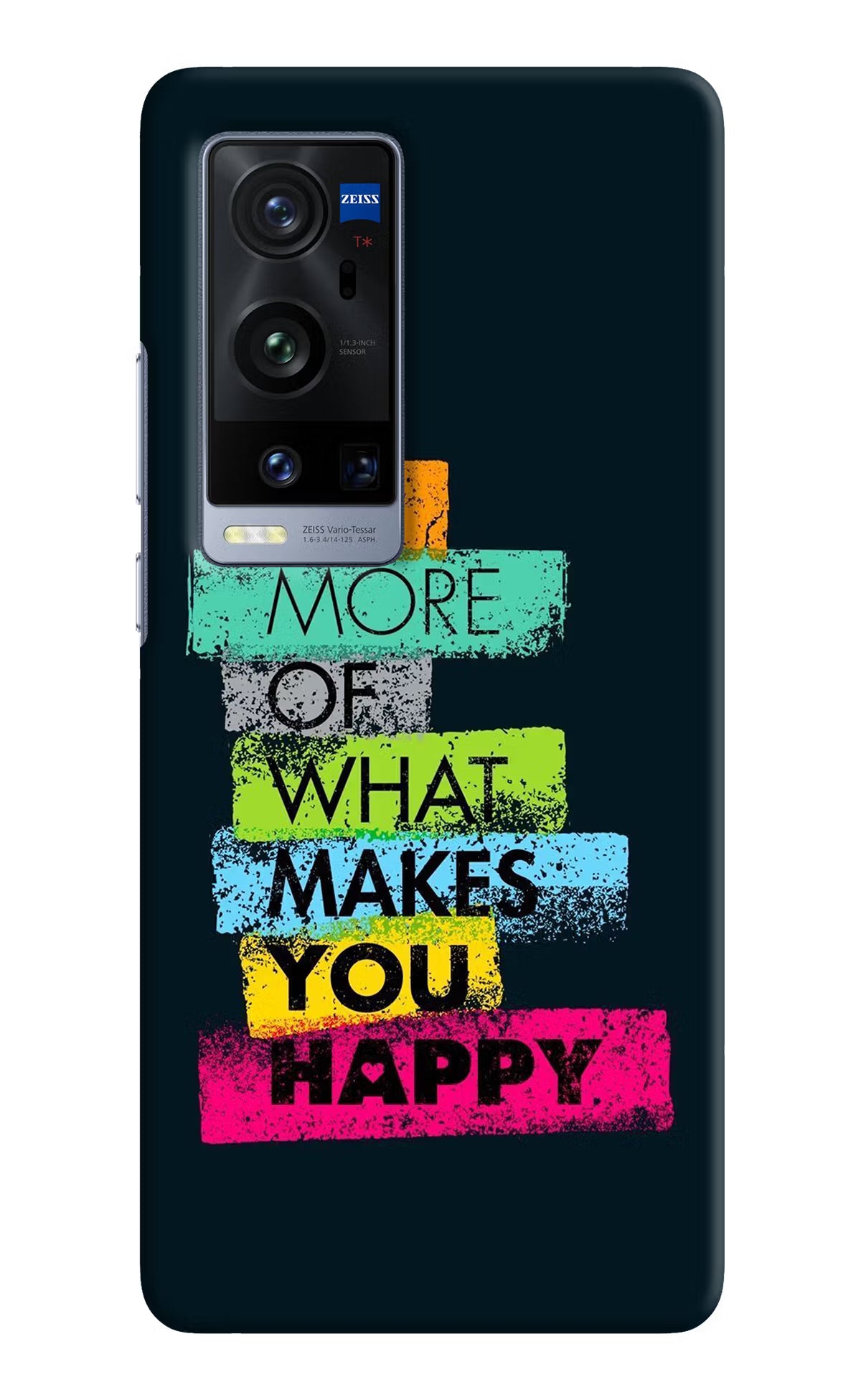 Do More Of What Makes You Happy Vivo X60 Pro+ Hard Case Back Cover by Casekaro