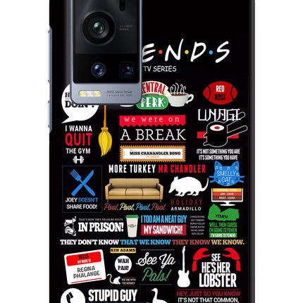 FRIENDS Vivo X60 Pro+ Hard Case Back Cover by Casekaro