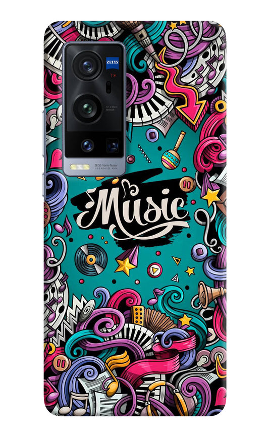 Music Graffiti Vivo X60 Pro+ Hard Case Back Cover by Casekaro