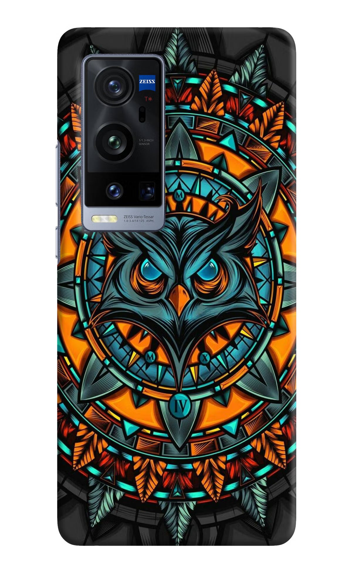 Angry Owl Art Vivo X60 Pro+ Hard Case Back Cover by Casekaro