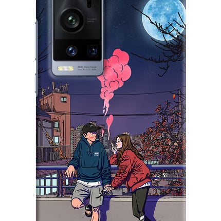Chilling Couple Vivo X60 Pro+ Hard Case Back Cover by Casekaro
