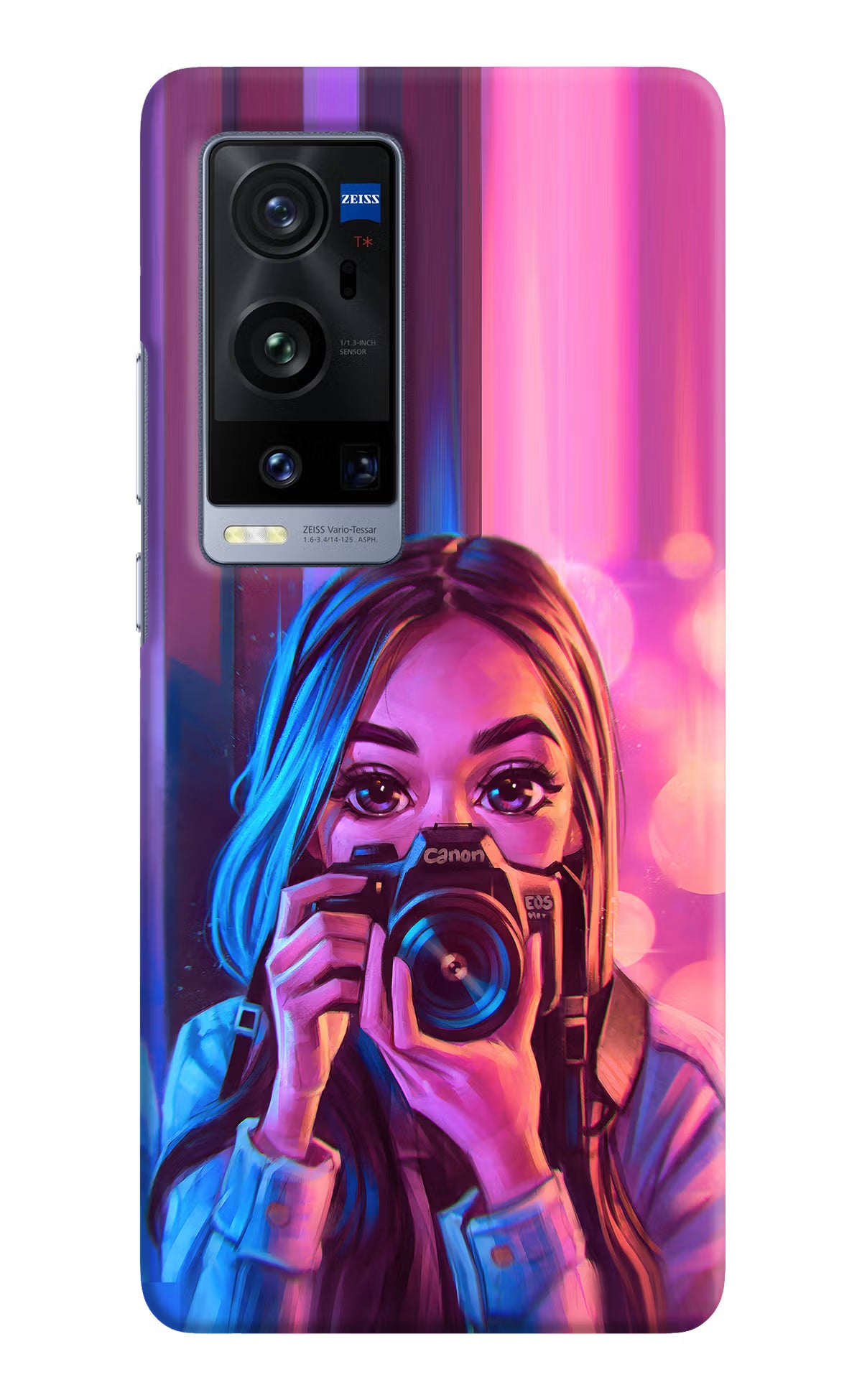 Girl Photographer Vivo X60 Pro+ Hard Case Back Cover by Casekaro