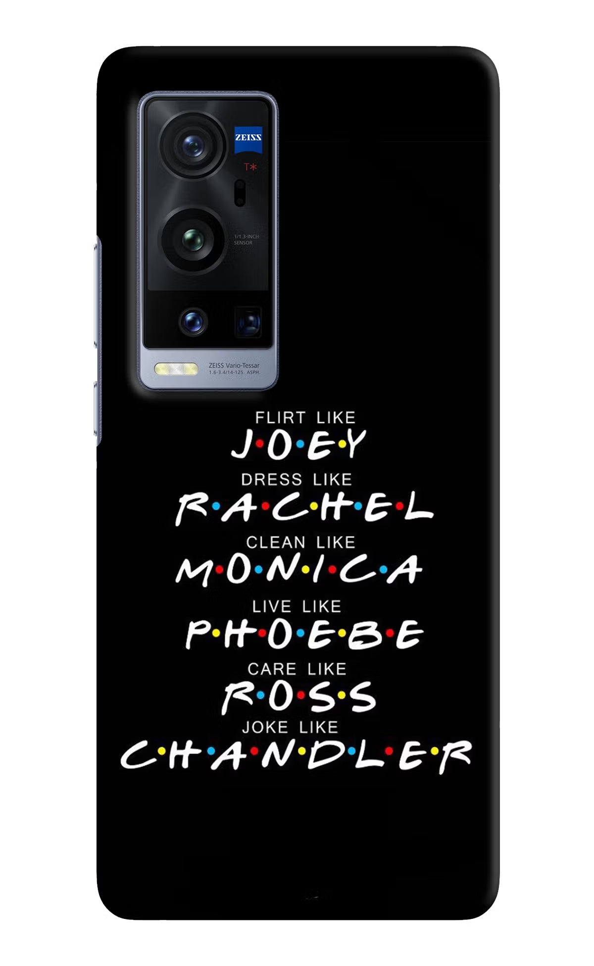 FRIENDS Character Vivo X60 Pro+ Hard Case Back Cover by Casekaro