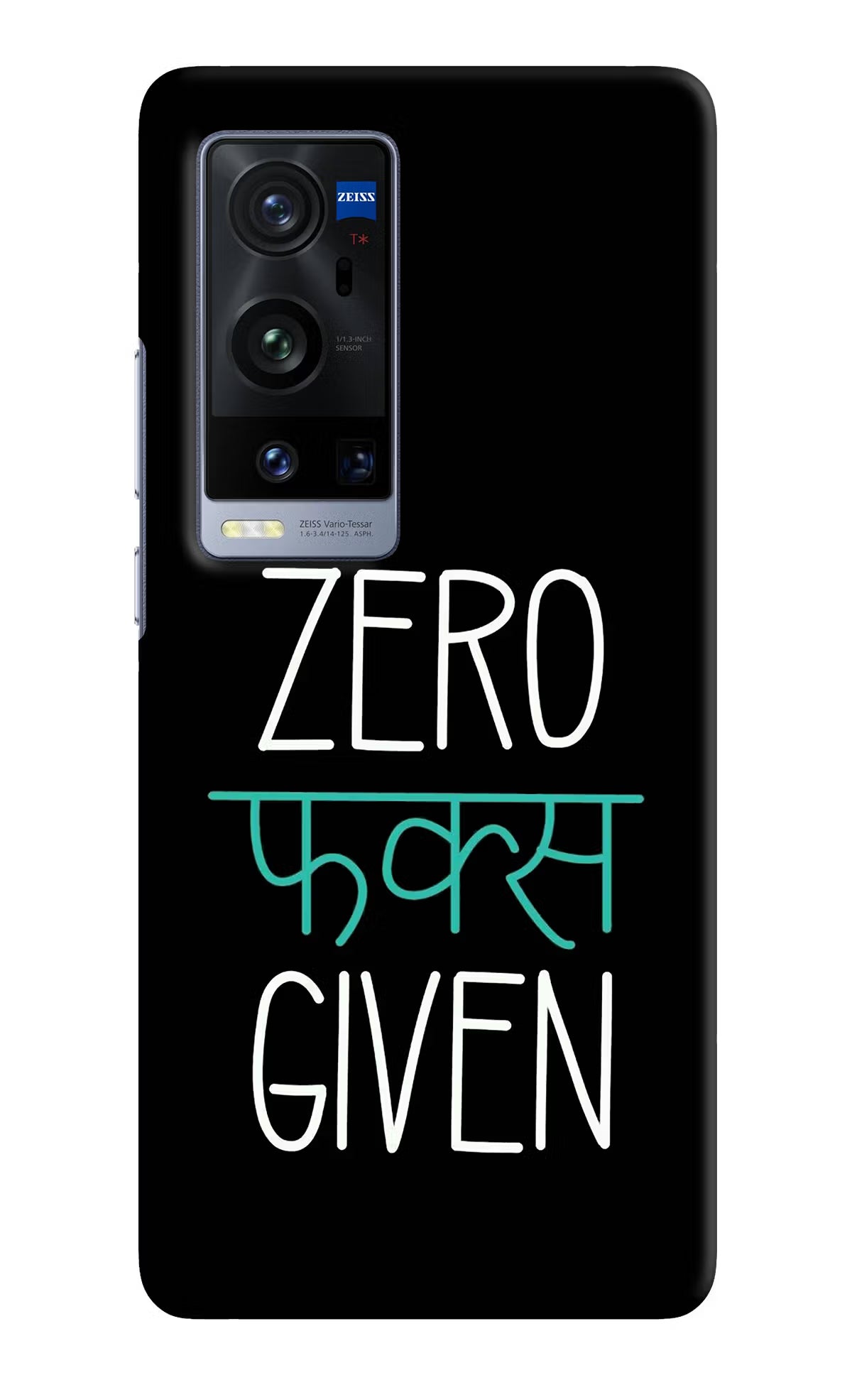 Zero Fucks Given Vivo X60 Pro+ Hard Case Back Cover by Casekaro