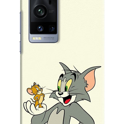 Tom & Jerry Vivo X60 Pro+ Hard Case Back Cover by Casekaro