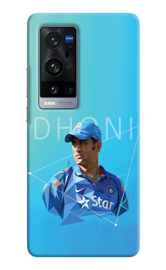 Dhoni Artwork Vivo X60 Pro+ Hard Case Back Cover by Casekaro