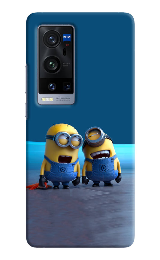 Minion Laughing Vivo X60 Pro+ Hard Case Back Cover by Casekaro