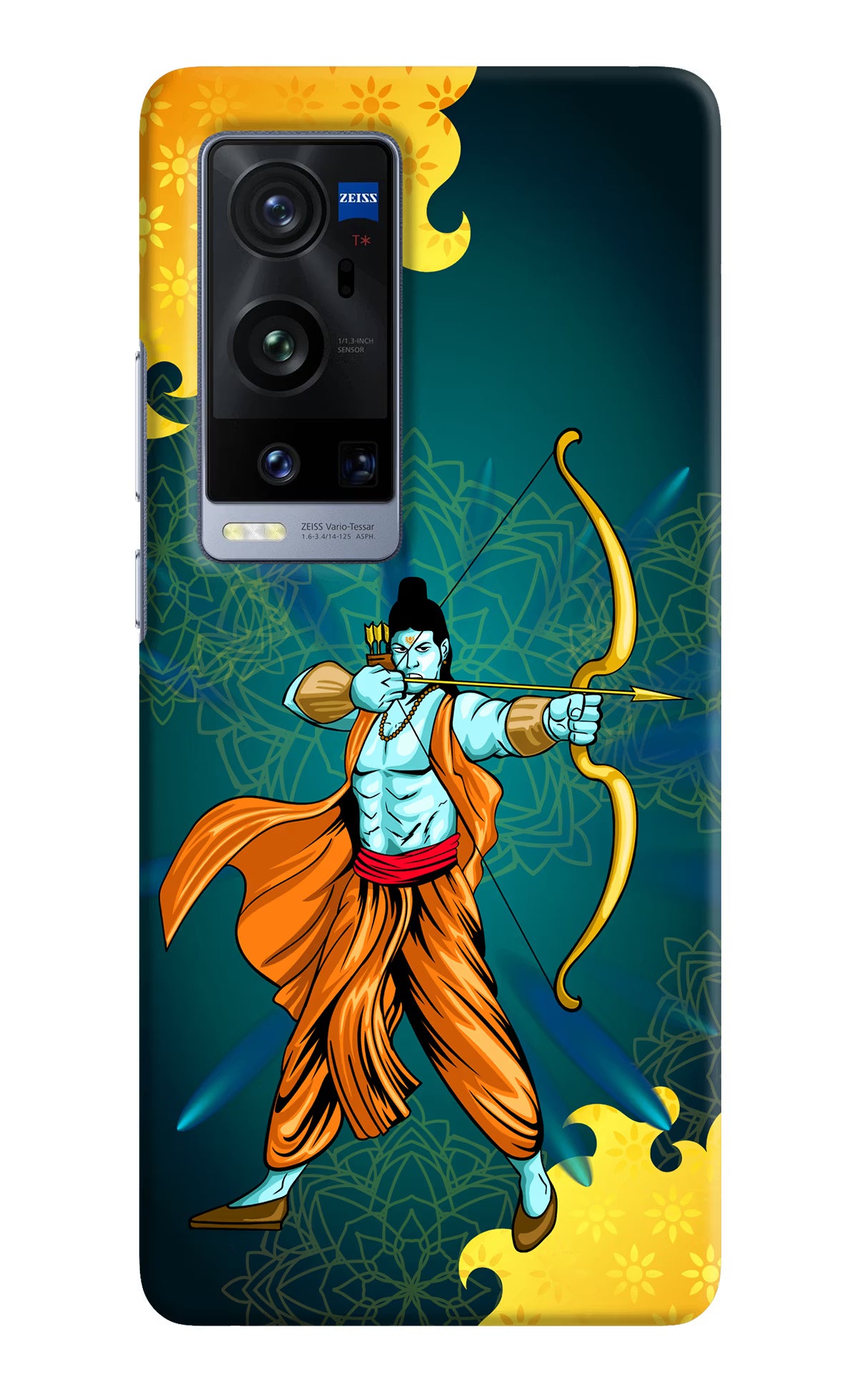 Lord Ram - 6 Vivo X60 Pro+ Hard Case Back Cover by Casekaro