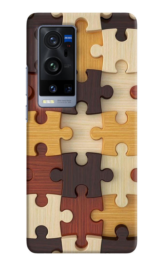 Wooden Puzzle Vivo X60 Pro+ Hard Case Back Cover by Casekaro